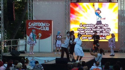 Un po' di "caos" sul palco 1