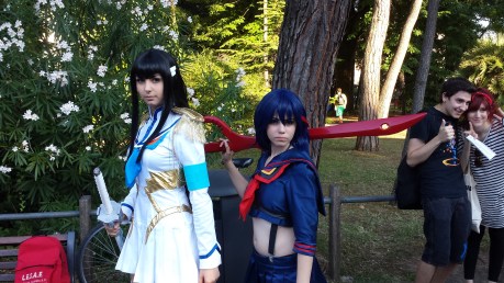 Satsuki Kiryuin e Ryuko Matoi di Kill la Kill