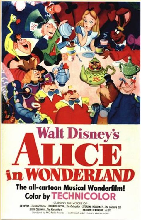Alice-in-Wonderland-Alice-nel-Paese-delle-Meraviglie-1951-animation-walt-disney-poster