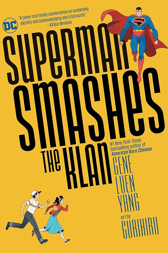 Superman-Annienta-il-Klan-Superman-Smashes-the-Klan-fumetto-comic-DC-Comics-Gene-Luen-Yang-Gurihiru-Chifuyu-Sasaki-Naoko-Kawano-cover-copertina