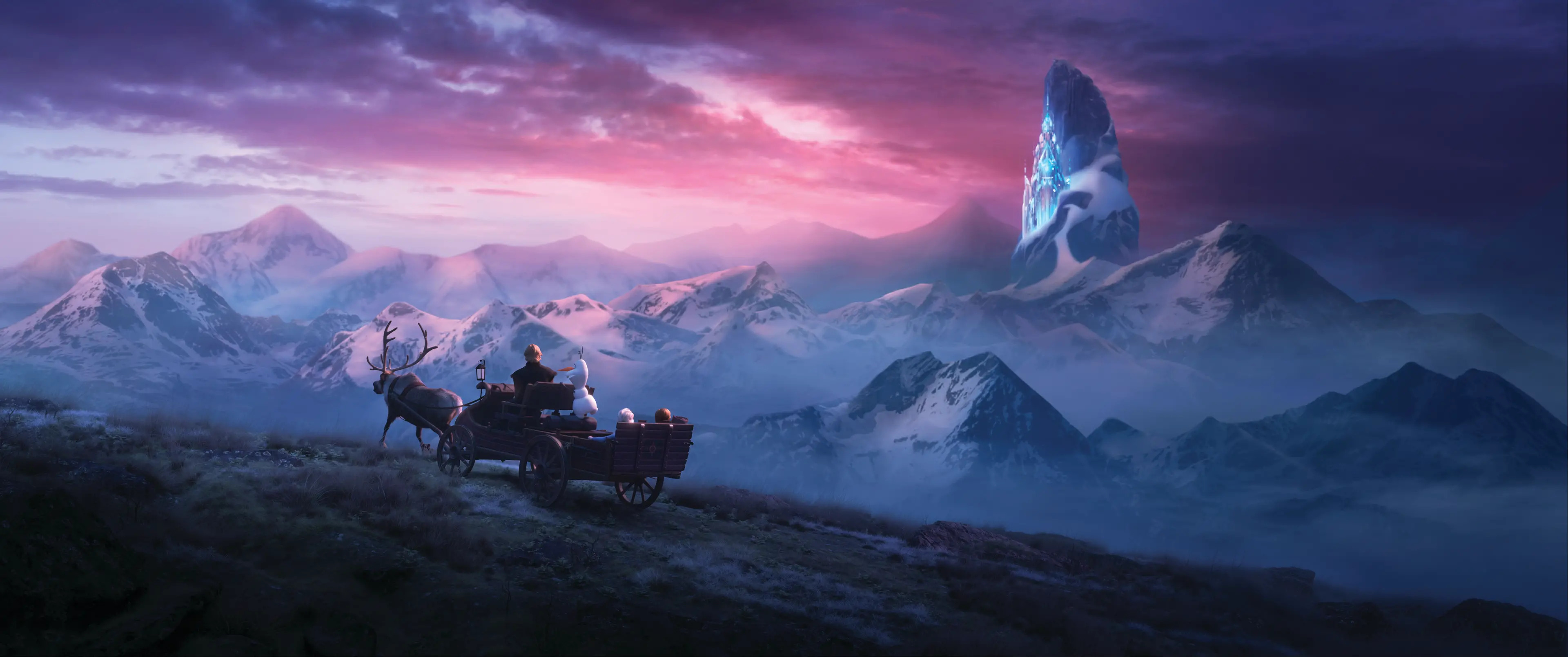 Frozen-2-II-movie-film-2019-animated-walt-disney-musical-adventure-fantasy-background