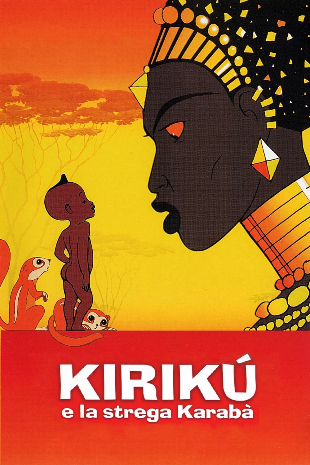 Kirikù-e-la-strega-Karabà-Kirikou-et-la-Sorcière-film-movie-animation-adventure-fantasy-michael-ocelot-poster-locandina